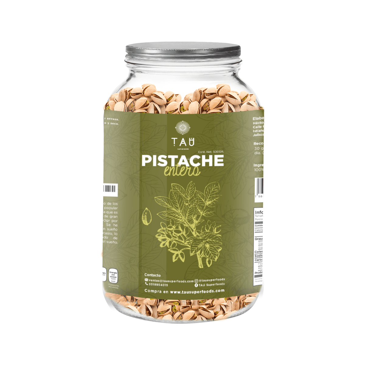 pistaches non salées - 125 g - TOKAPI